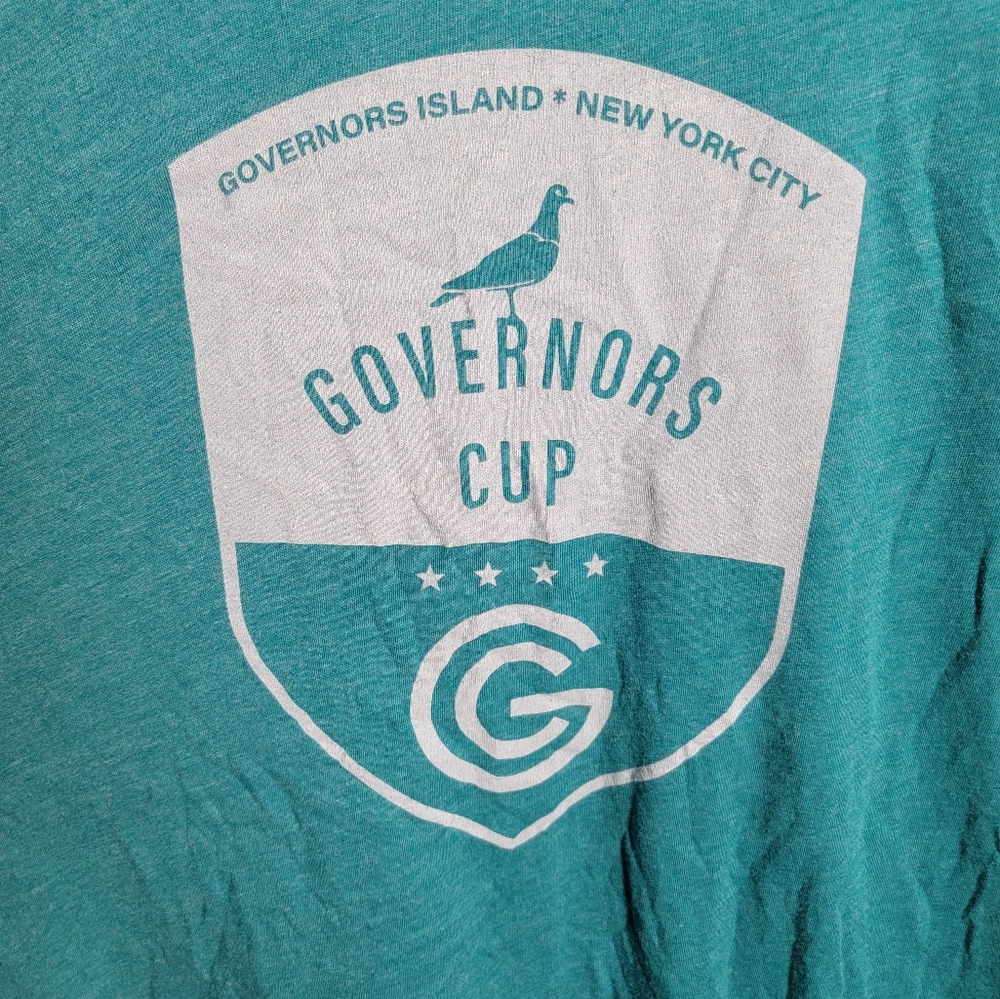 NYC Footy NYC's largest soccer tournament on Governors Island tshirt size large